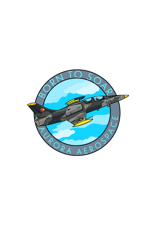 Born to soar L-39ZO Sticker